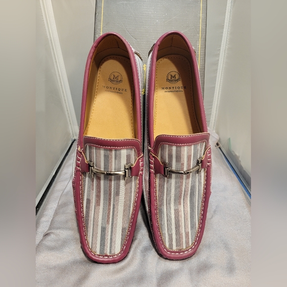 Montique S-611 Mens Casual Shoes Mauve – New In Box - Picture 2 of 8